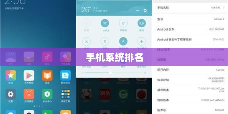 手机系统排名