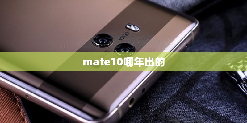 mate10哪年出的