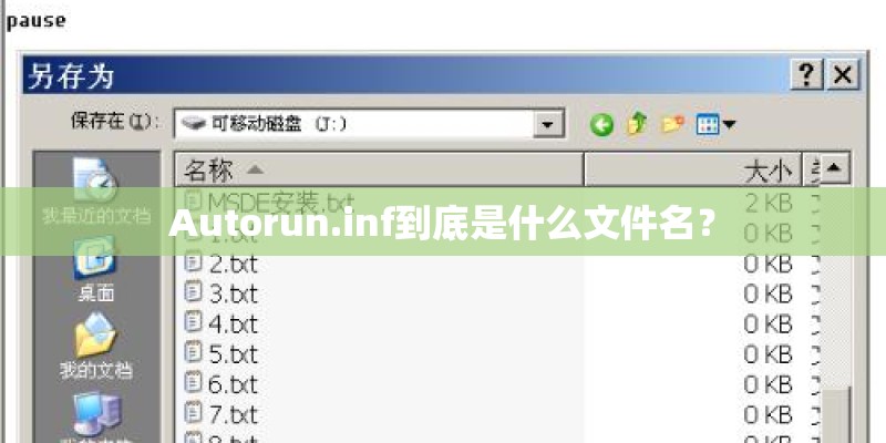 Autorun.inf到底是什么文件名？