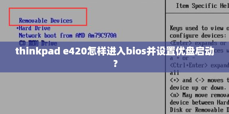 thinkpad e420怎样进入bios并设置优盘启动? thinkpad e420怎样进入bios并设置优盘启动?